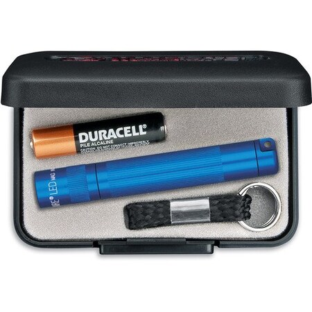 Maglite Solitaire LED 1 AAACell LED Flashlight, Color Blue, Packaging Display Box J3A112